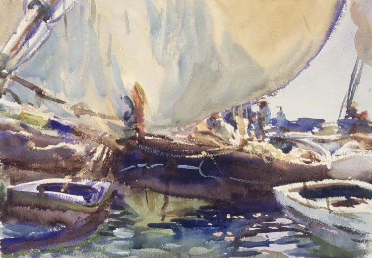 John Singer Sargent Melon Boats